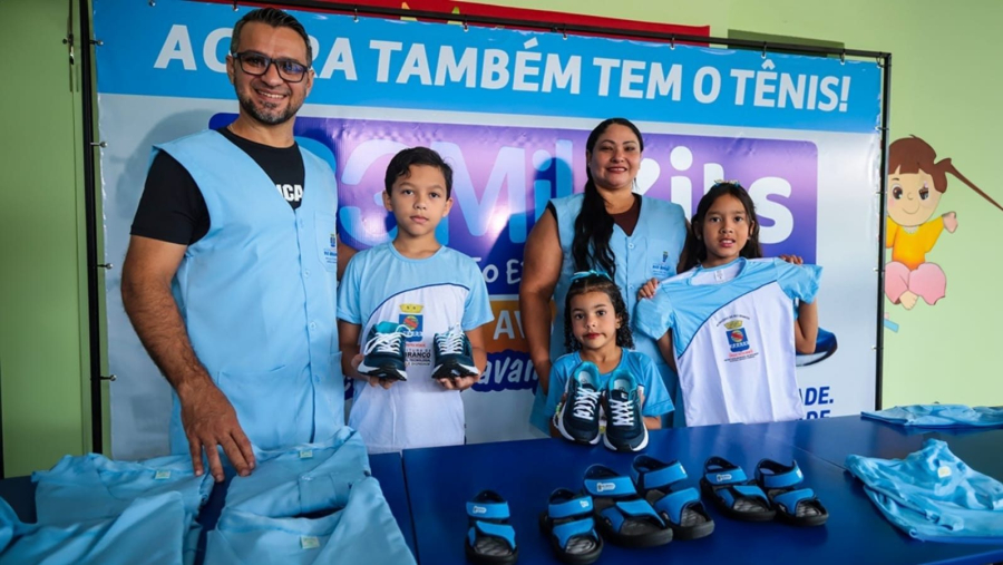 Prefeitura de Rio Branco abre oficialmente ano letivo de 2026 com entrega de material e fardamento escolar