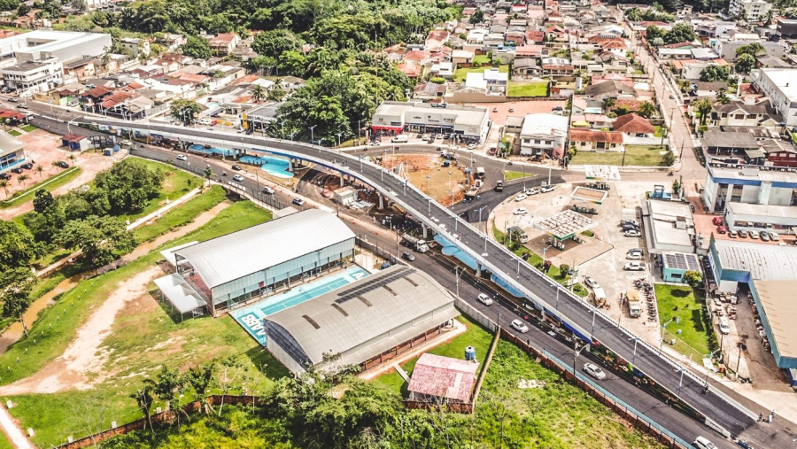 Elevado da AABB entra na reta final e moderniza o sistema viário de Rio Branco