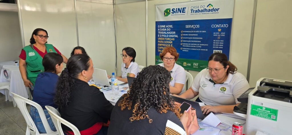 Governo e parceiros promovem Semana do Trabalhador e da Trabalhadora com serviços gratuitos em Rio Branco