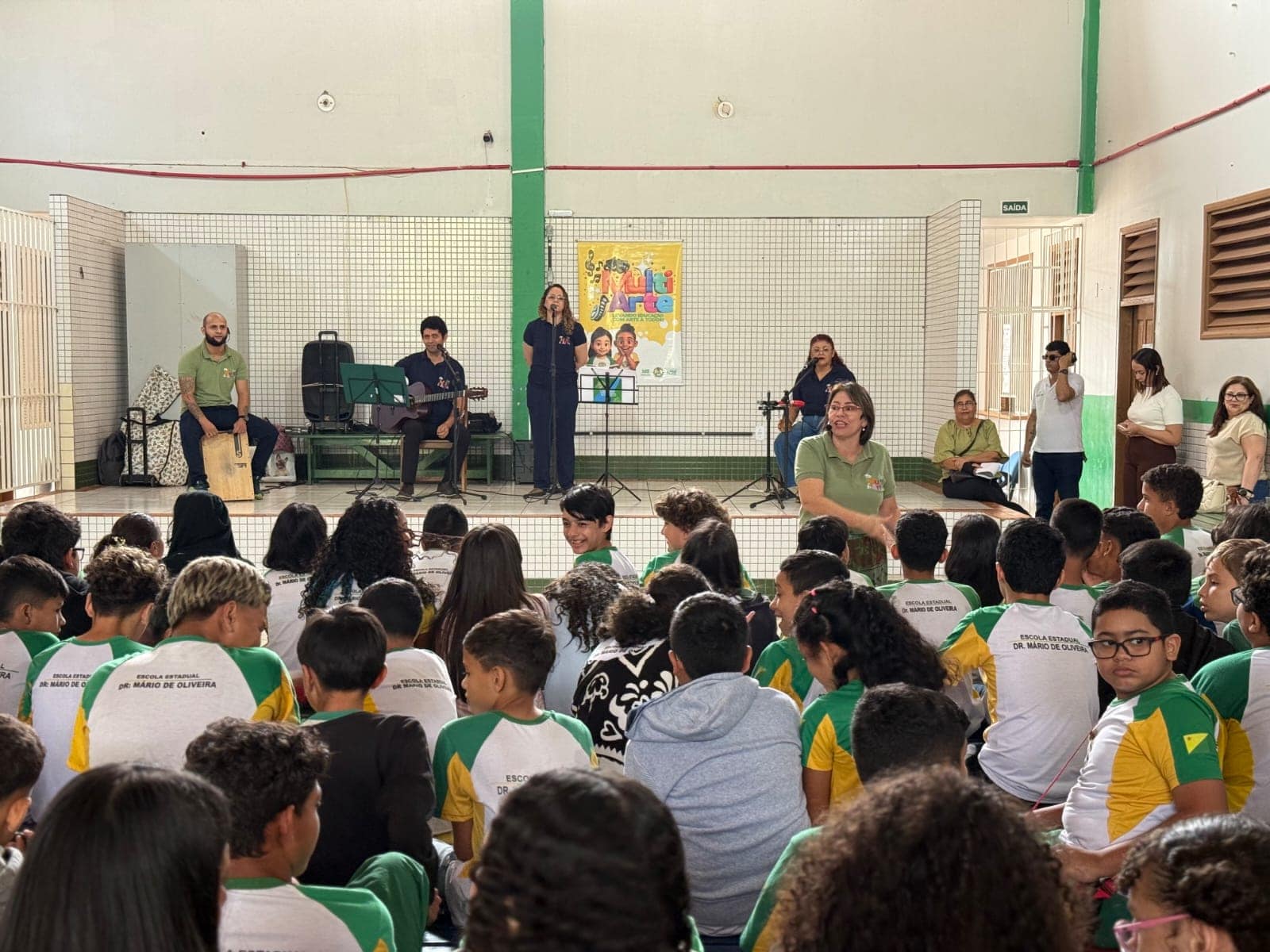 Educação fiscal é tema de ação lúdica em escolas da rede estadual em Rio Branco